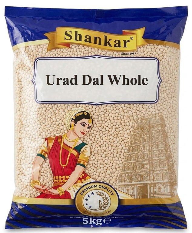 SHANKAR URID DHAL (GHOTA) WHOLE (WHITE) 5KG